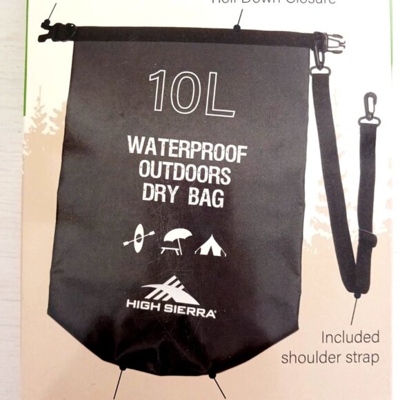 High Sierra Waterproof Dry Bag Capacity 2.6 Gallon / 10 Liters - New - Picture 7 of 9